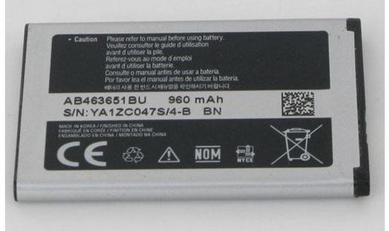 MDA AXES104 rechargeable battery