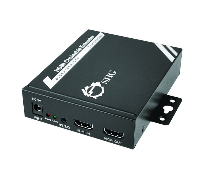 Siig CE-H22611-S1 AV transmitter & receiver Black AV extender