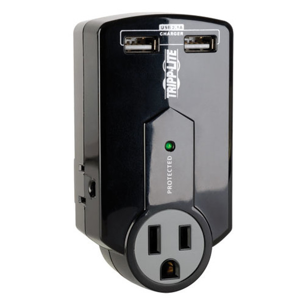 Tripp Lite SK120USBTAA 3AC outlet(s) 120V Black surge protector