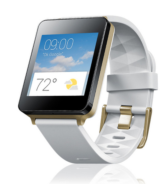 LG G Watch 1.65Zoll LCD 63g Weiß Smartwatch