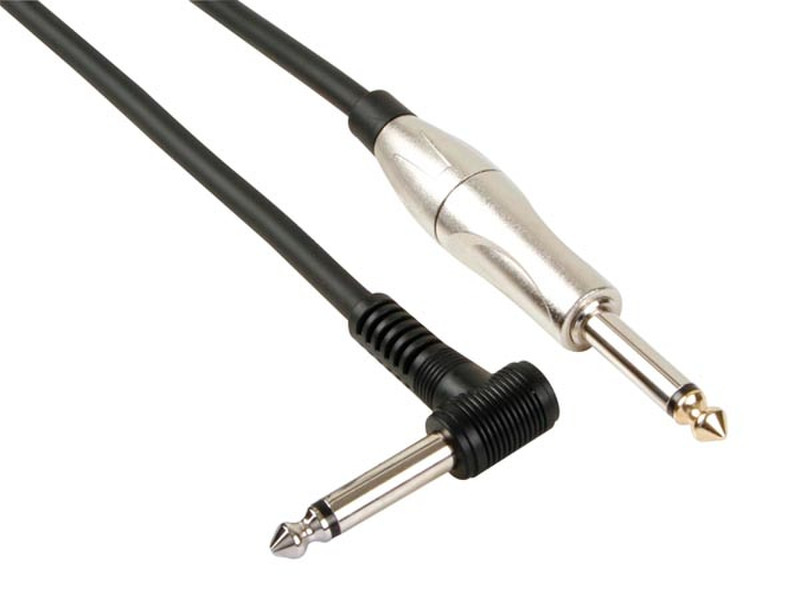 HQ Power PAC158 6m 6.35mm 6.35mm Schwarz Audio-Kabel