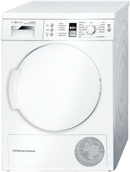 Bosch WTW84381FF freestanding Front-load 7kg A++ White tumble dryer