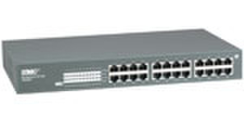 SMC SMCEZNET-24SW Managed Power over Ethernet (PoE) Black network switch