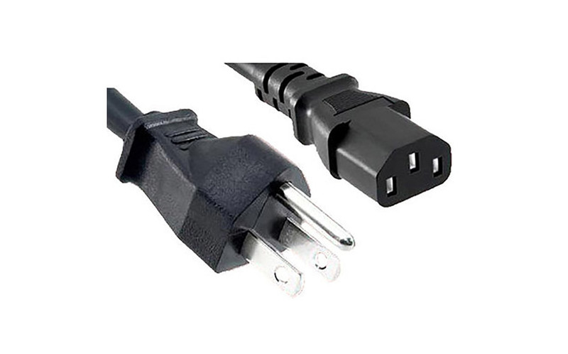 Weltron AC-104-1 0.3m NEMA 5-15P C13 coupler Black power cable