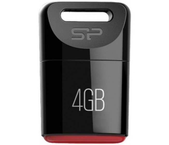 Silicon Power Touch T06 4ГБ USB 2.0 Черный USB флеш накопитель