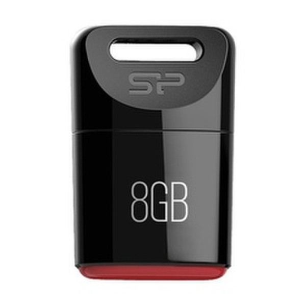 Silicon Power Touch T06 8GB USB 2.0 Type-A Black USB flash drive