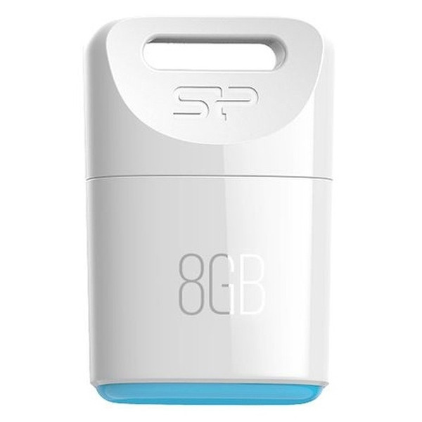 Silicon Power Touch T06 8GB USB 2.0 Weiß USB-Stick