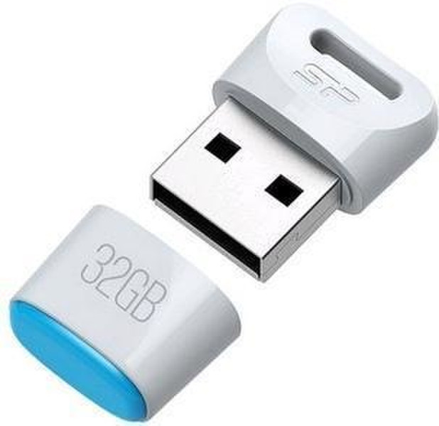 Silicon Power Touch T06 32ГБ USB 2.0 Белый USB флеш накопитель