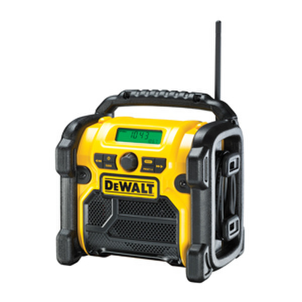 DeWALT DCR019-QW Портативный Черный, Желтый радиоприемник