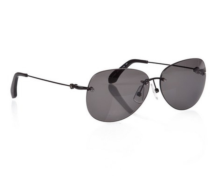 Calvin Klein CK 2126S 001 58 Unisex Square Fashion sunglasses
