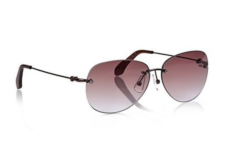 Calvin Klein CK 2126S 011 58 Unisex Aviator Fashion sunglasses