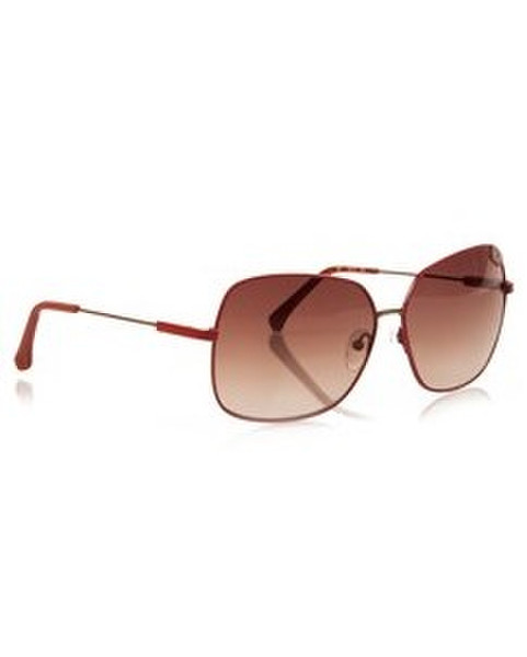 Calvin Klein CK 107S 600 60 Frauen Quadratisch Mode Sonnenbrille