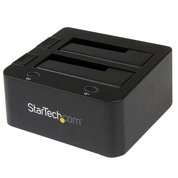 StarTech.com eSATA USB to SATA Hard Drive Docking Station for Dual 2.5 or 3.5in HDD