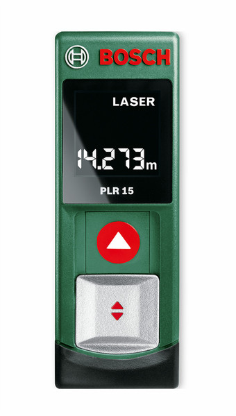 Bosch PLR 15 Laser-Distanzmessgerät 15m Schwarz, Grün