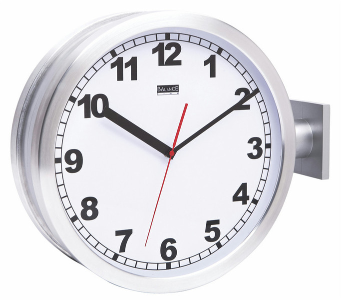 Balance HE-CLOCK-86 Quartz wall clock Круг Cеребряный, Белый настенные часы