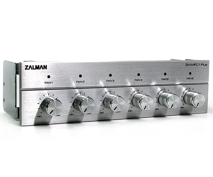 Zalman ZM-MFC1-PLUS 6Kanäle Silber Ventilatorgeschwindigkeitsregler