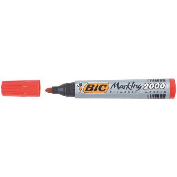 BIC Marking 2000 Пулевидный наконечник Красный перманентная маркер