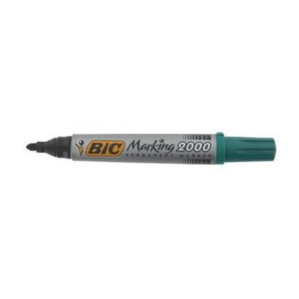 BIC Marking 2000 Пулевидный наконечник Зеленый перманентная маркер