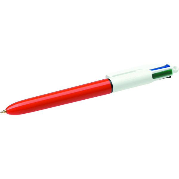 BIC 4 Couleurs Clip-on retractable ballpoint pen Bußgeld Schwarz, Blau, Grün, Rot