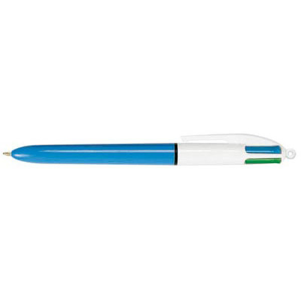 BIC 4 Couleurs Clip-on retractable ballpoint pen Средний Черный, Синий, Зеленый, Красный