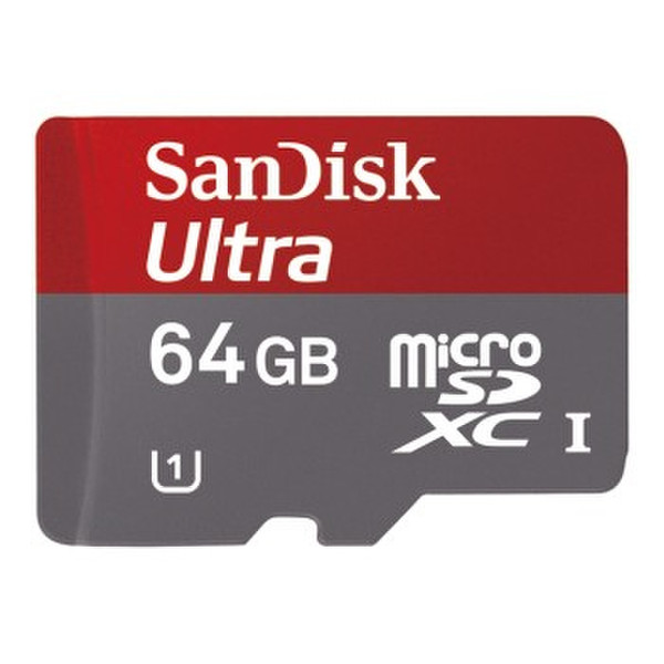Sandisk Ultra 64GB MicroSDXC UHS Class 10 memory card
