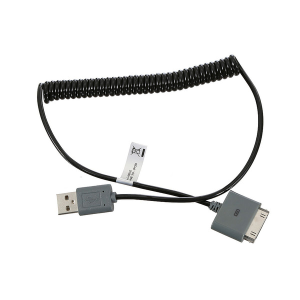 Muvit MCA00571 USB A Apple 30-p Черный, Серый кабель USB