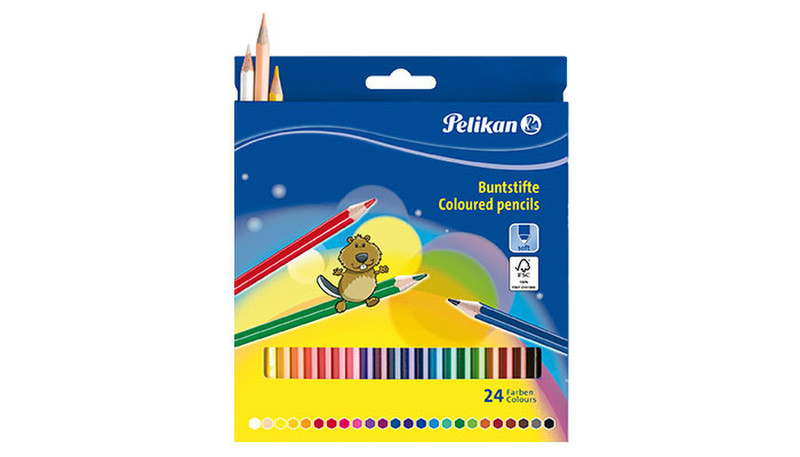 Pelikan 724013 24шт цветной карандаш