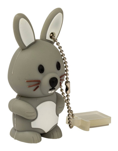 Satzuma SZ-U8GRABBIT 8GB USB 2.0 Type-A Grey,White USB flash drive