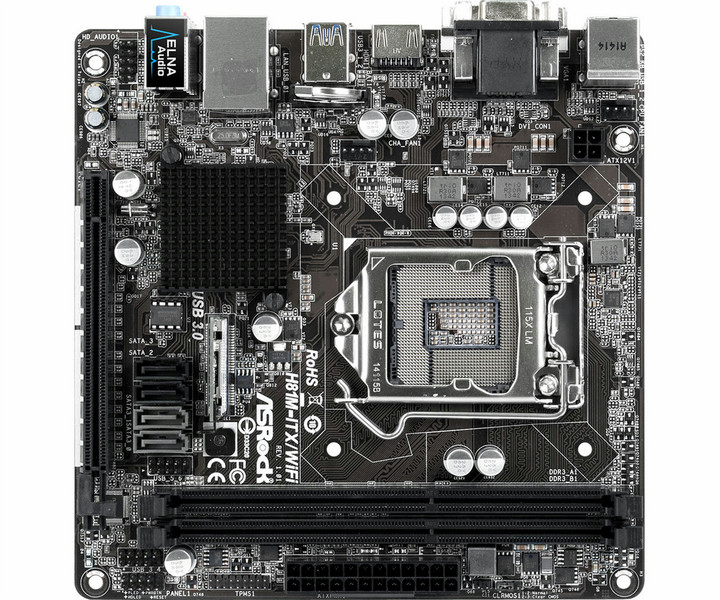 Asrock H81M-ITX/WiFi Intel H81 Socket H3 (LGA 1150) Mini ITX motherboard