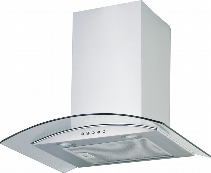 Amica KH 17184 E Island 370m³/h E Stainless steel,Transparent cooker hood