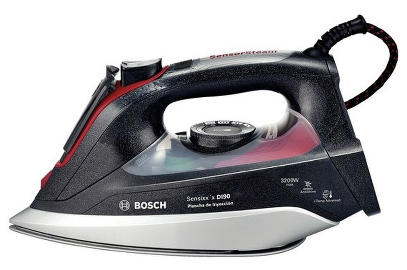Bosch TDI903239A Dry & Steam iron 3200W Black,White iron