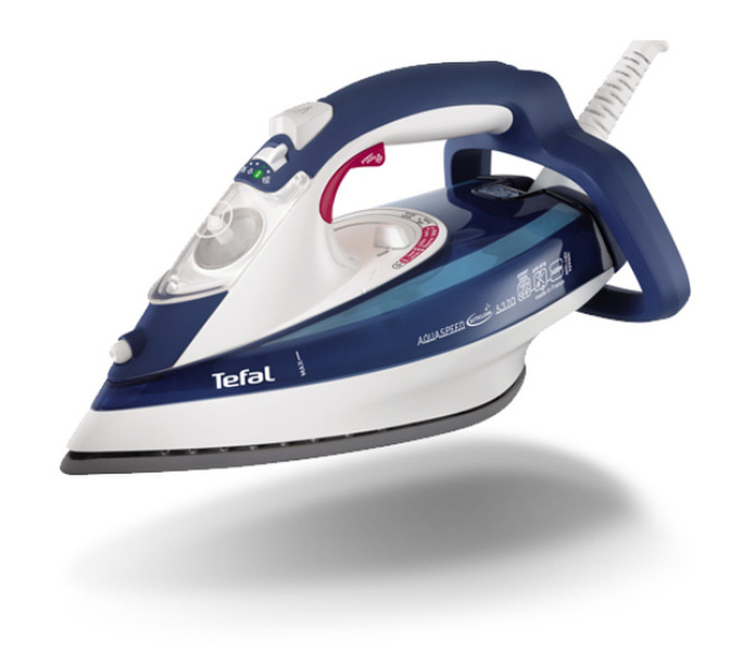 Tefal Aquaspeed FV5370E1 Steam iron Autoclean Catalys soleplate 2400W Blue,White iron