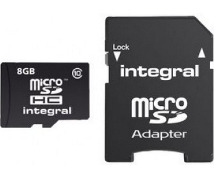 Integral microSDHC 8GB 8GB MicroSDHC UHS-I Class 10 Speicherkarte
