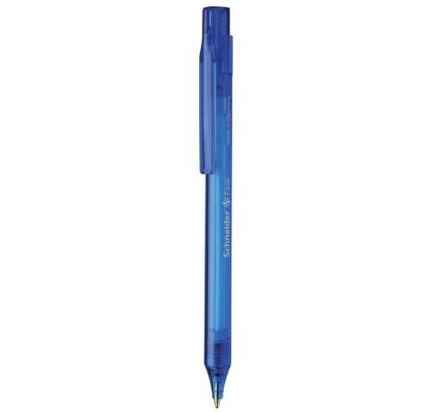Schneider Fave Clip-on retractable ballpoint pen Medium Blau