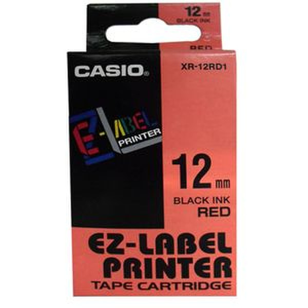 Casio XR-12RD1 label-making tape
