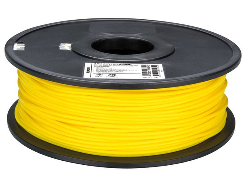 Velleman PLA3Y1 Polylactic acid (PLA) Желтый 1000г печатный материал для 3D-принтеров