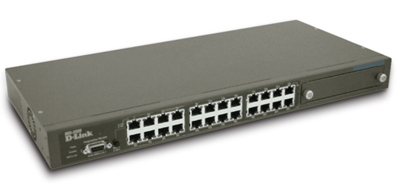 D-Link DES-3226 Managed 24-Port 10/100 Switch + optional Gigabit uplinks