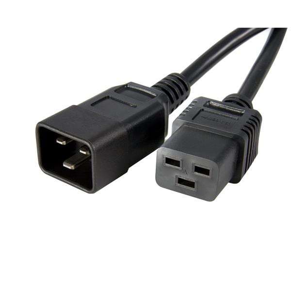 StarTech.com Standard Power Cord 1.8м Разъем C20 Черный кабель питания