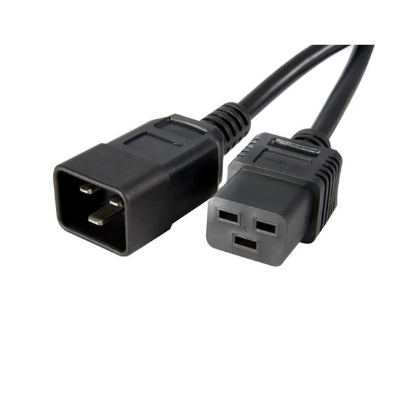 StarTech.com Computer Power Cord 3м Разъем C20 Черный кабель питания