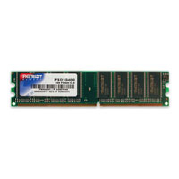 Patriot Memory 512MB DDR 184-pin DIMM Kit 0.5ГБ DDR 400МГц Error-correcting code (ECC) модуль памяти