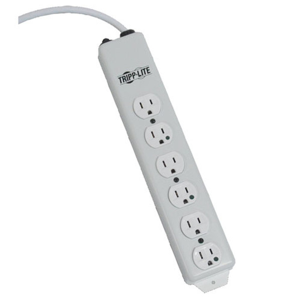 Tripp Lite NOT for Patient-Care Vicinity – UL 1363 Medical-Grade Power Strip with 6 Hospital-Grade Outlets, 1.5 ft. Cord