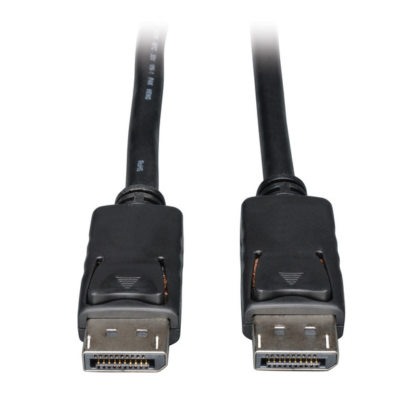 Tripp Lite DisplayPort Digital Video and Audio Cable with Latches (M/M), 4K x 2K, 3840 x 2160 - 4.57 m