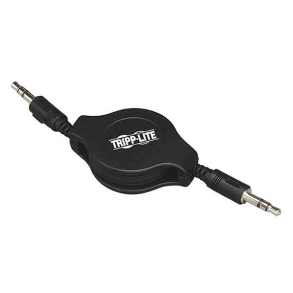 Tripp Lite 4-ft. 3.5mm M - 3.5mm M 1.2м 3.5mm 3.5mm Черный аудио кабель