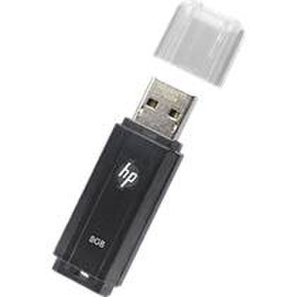 PNY V125w 8ГБ USB 2.0 Тип -A Черный USB флеш накопитель