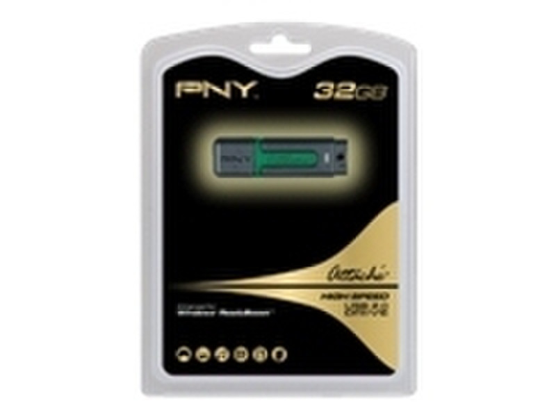 PNY Attaché 16ГБ USB 2.0 Тип -A Черный USB флеш накопитель