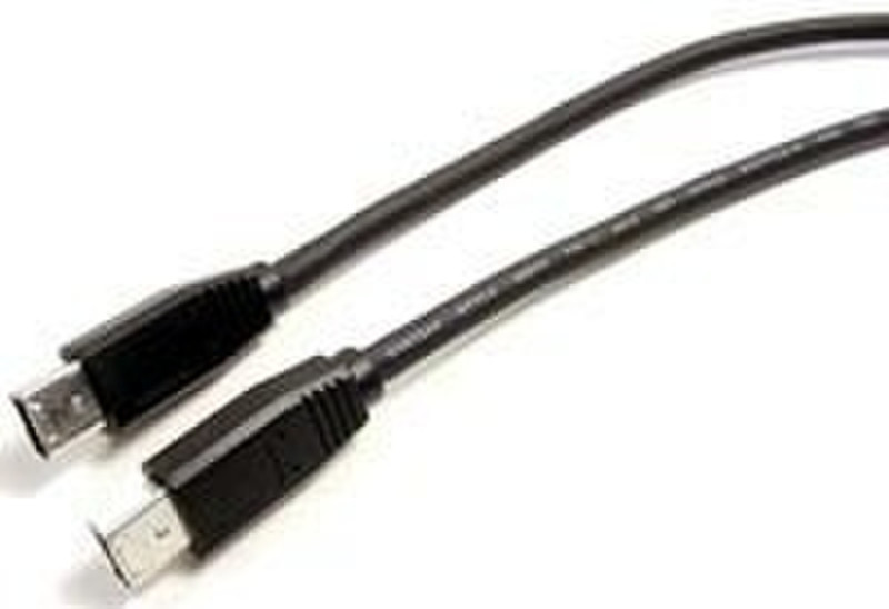 Cables Unlimited IEEE 1394 15 ft 4.57m Black firewire cable