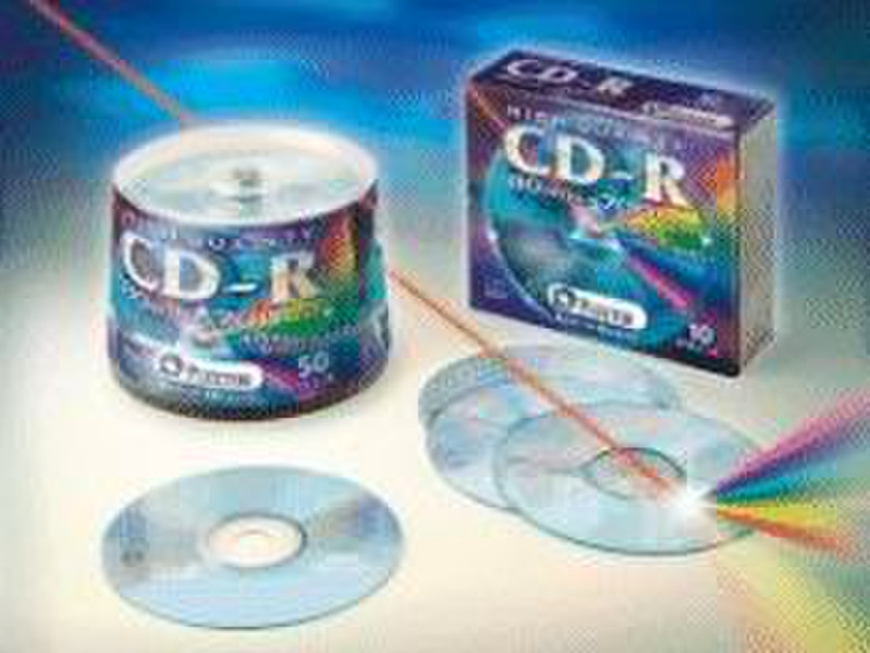 Plextor CD-R 700MB 80Min 48xspd SlimCase 10pk 700MB