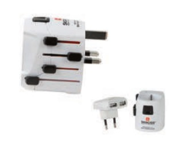 Bachmann 130.2400 Type C (Europlug) Universal White power plug adapter