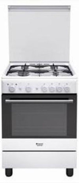 Hotpoint H6GG1F (W) IT Freestanding Gas hob White cooker