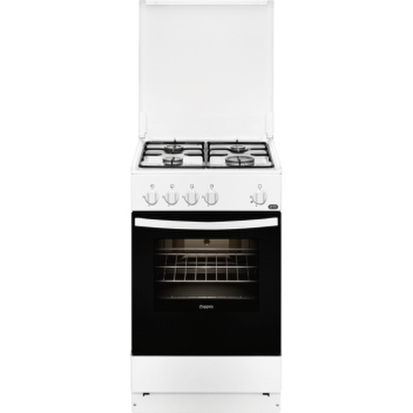 Zoppas PCG21001WA Freistehend Gas hob Weiß Küchenherd